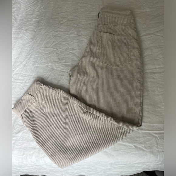 Beige Corduroy Pants - Size 4 - Picture 1 of 6